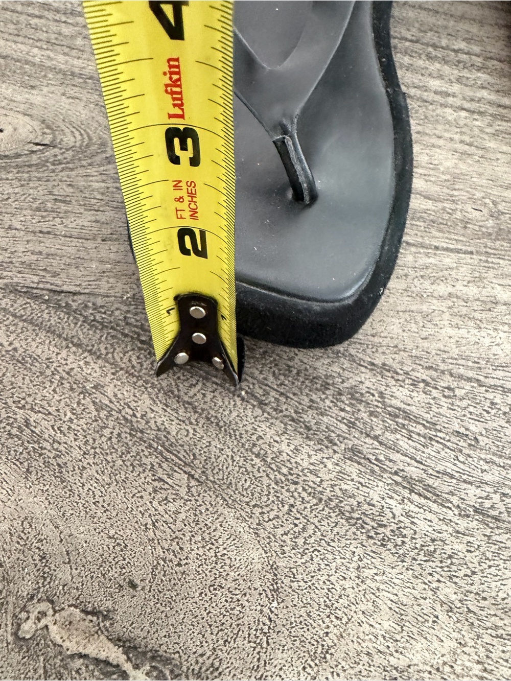 Zara Black Platform Thong Sandals with Ankle Strap - Picture 3 of 11